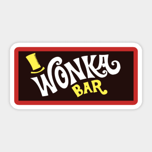 Wonka Bar Sticker